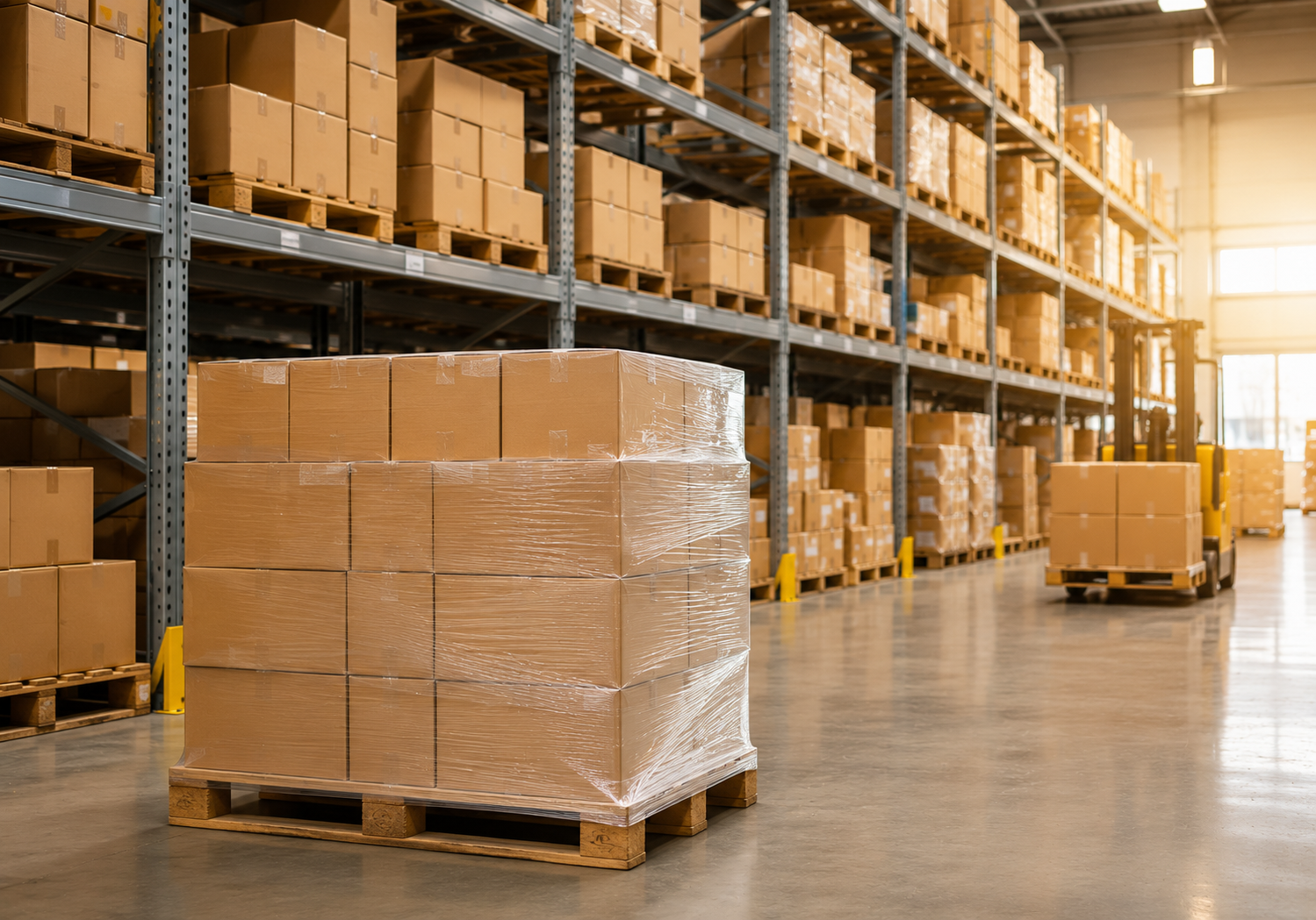 Logistics and warehousing — finished goods storage and delivery planning