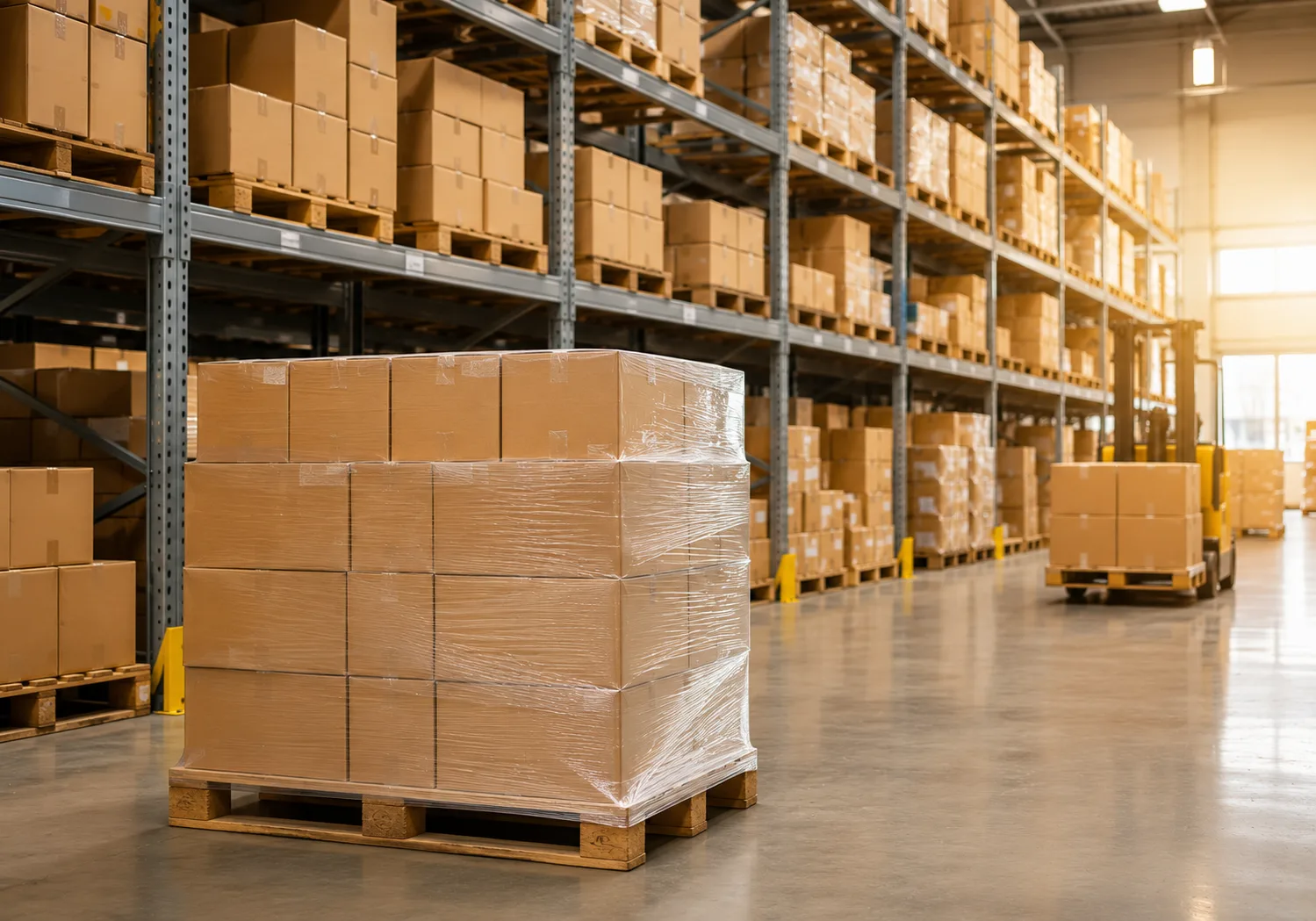 Logistics and warehousing — finished goods storage and delivery planning