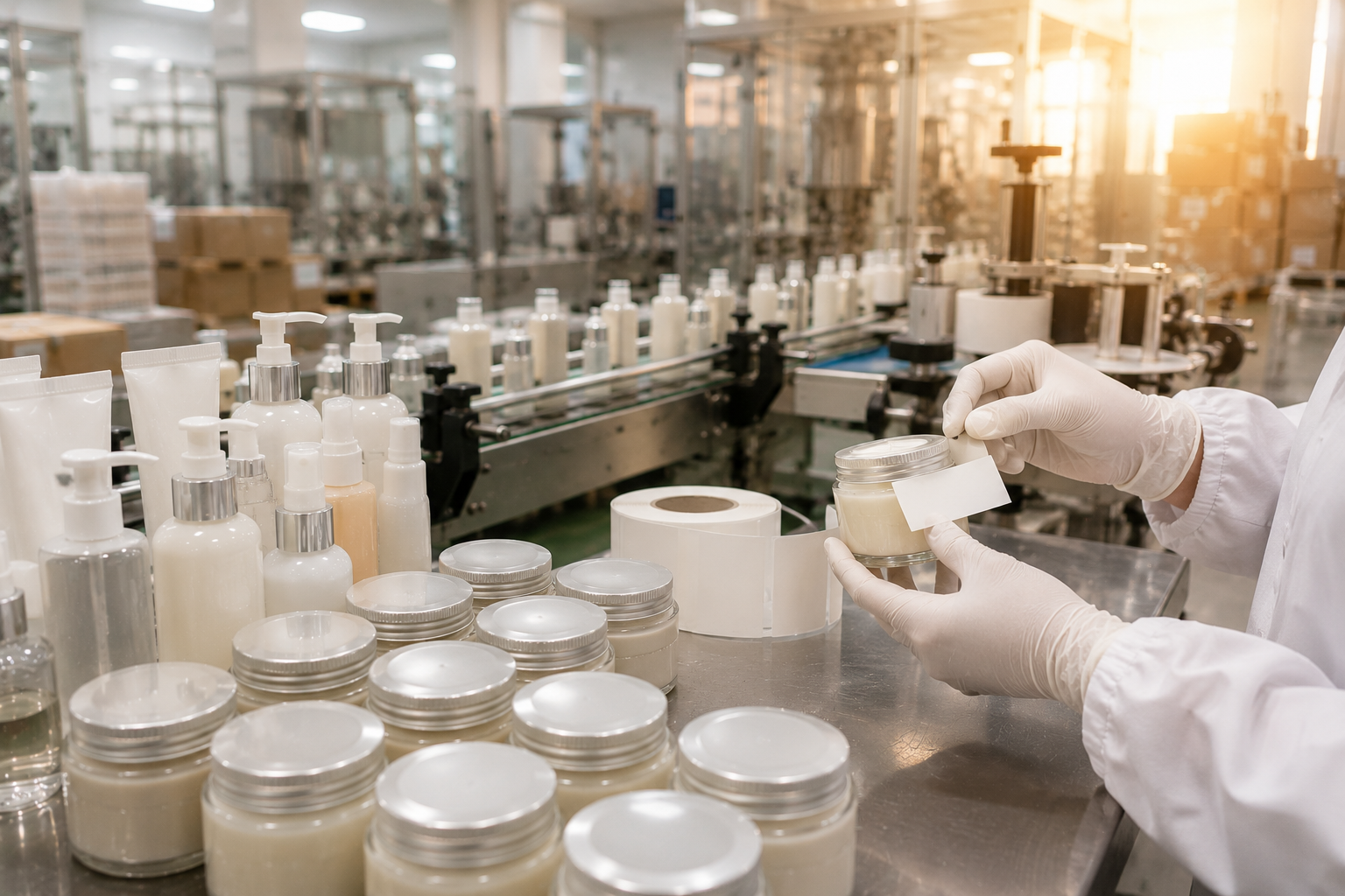 Packaging and labelling — bottle, jar and label preparation